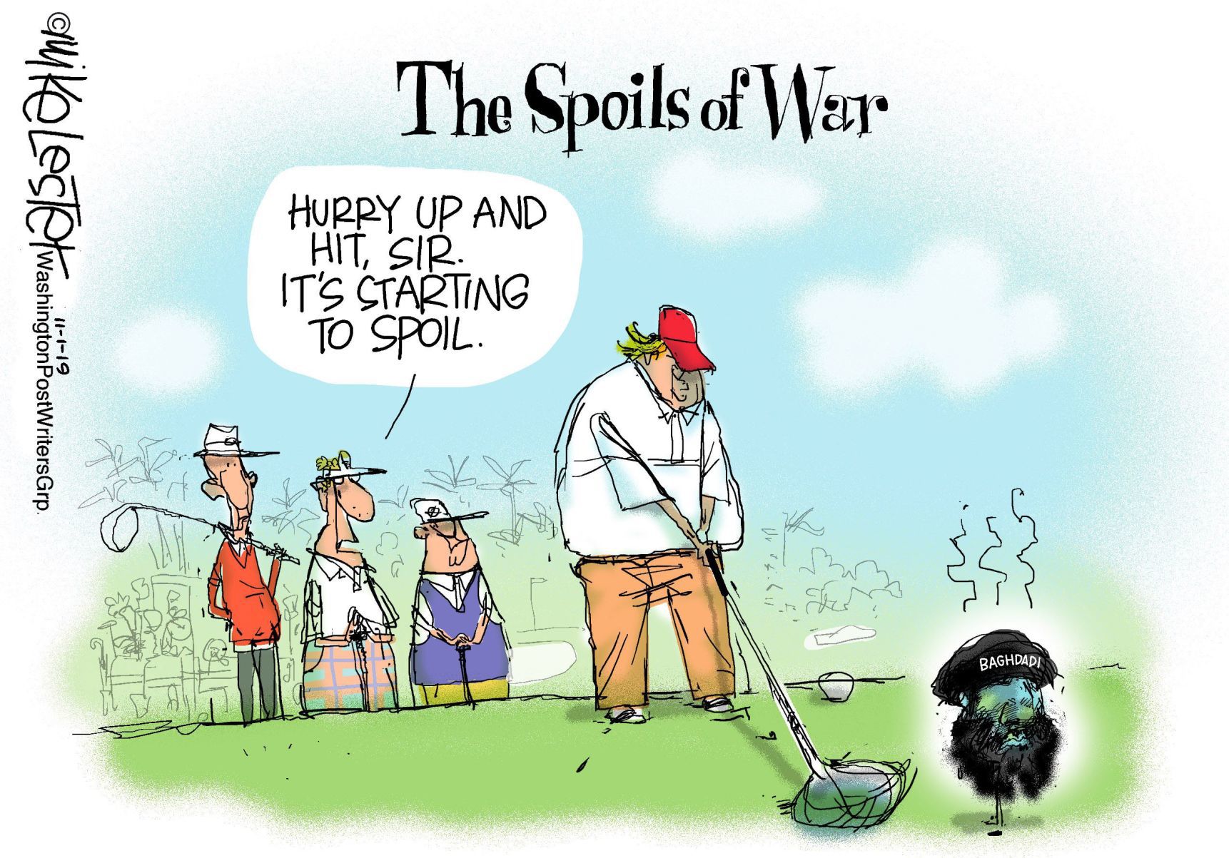 Mike Lester cartoon